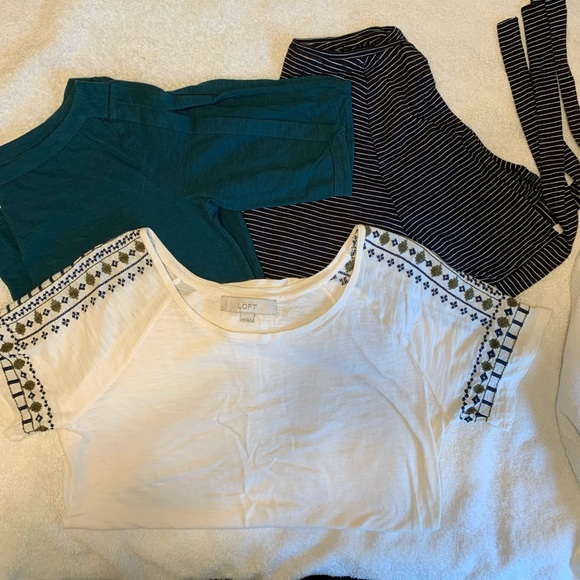 Loft XS tee shirts - bundle only - lot of 3 - Picture 7 of 8